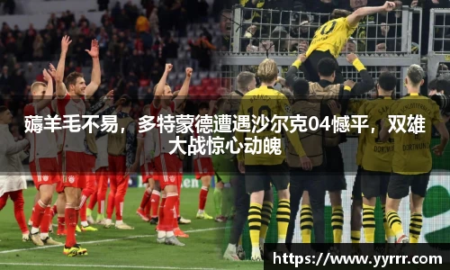 薅羊毛不易，多特蒙德遭遇沙尔克04憾平，双雄大战惊心动魄